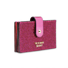 Victoria’s Secret Porta Cartão Sanfonado Sparkle Rosa Pink